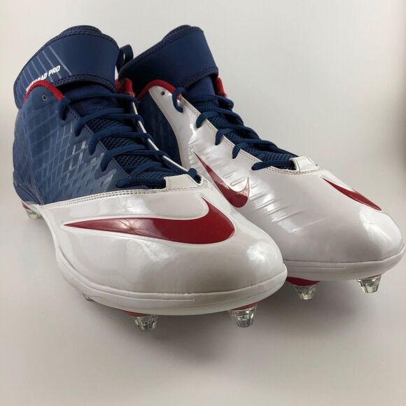 Nike Texans Lunar Superbad Pro Mid TD Football Cleats Mens Size 16 Player Issued